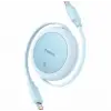 Baseus P10364500311-01 Free2 Pull 1m Şarj Kablo USB-C Mavi