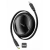 Baseus P10364501111-00 Free2Pull Makaralı Şarj Kablosu USB-C-Lightning 20W 1m