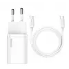 Baseus TZCCSUP-L02 25W C TO C Beyaz Kablo