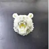 Beyaz Renk 3D Ayı Başı Duvar Dekoru