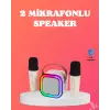 Bluetooth 5.0 Destekli Kablosuz Karaoke Hoparlör
