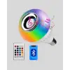Bluetooth Hoparlörlü LED Ampul – 12W Enerji Tasarruflu