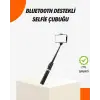 Bluetooth’lu Işıklı Selfie Çubuğu – Katlanabilir, 130 cm