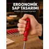 Çelik 7li Tornavida Seti Ergonomik Sap Profesyonel Kullanım