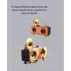 Çift Hoparlörlü Retro Bluetooth Speaker 1800mAh Bataryalı AUX USB SD Kartlı