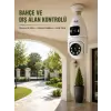 Çift Lens Wi-Fi Ampul Kamera ve Mobil Kontrol Yüksek Çözünürlüklü