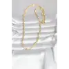 CM 14K Gold Renk Topçuk Model 60 cm Kadın Kolye