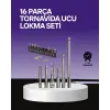 Çok Amaçlı 16lı Bits Uç Seti Dayanıklı Tornavida Adaptör