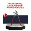 Dayanıklı Çelik Papağan Pense Ergonomik Yalıtımlı Sap