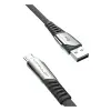 DC16 Micro USB Kablo 1M 2.4A - Siyah
