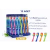 Difas Rainbow Orta Sert Diş Fırçası Medium 12ADET