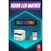 Digital Araba Yazısı Ekran Matrix En Büyük Boy Matrix LED Panel 19*96 pıxel