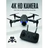 E99 Pro 4K HD Kameralı Katlanabilir Drone APP Kontrollü Uzaktan Kumandalı Mini Drone