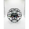 El Hareketi Kontrollü Futbol Topu Tasarımlı Drone LED Işıklı