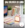 Esnek Gövdeli LED Masa Lambası Taşınabilir Gece Aydınlatması