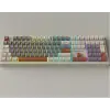 Everest KM-77 Runa Gri-Krem-Kahve Usb Rainbow Aydınlatmalı Sessiz Q Klavye + Mouse Set