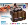 Everton RT-676 Bluetooth (rgb) Fenerli Usb-Micro Sd Nostaljik Radyo
