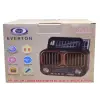 Everton RT-679 Bluetooth-USB-SD-FM Şarjlı Solarlı Nostaljik Radyo