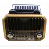 Everton RT-685 Şarjlı,Solarlı Nostaljik Radyo ( Bluetooth-USB-SD-FM)