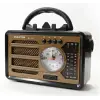 Everton RT-737 Bluetooth Usb-Micro Sd Solarlı Saatli Nostaljik Radyo