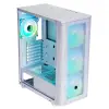 FRISBY CM-106 650W 80+ DOUBLE ARGB GAMING BEYAZ MESH KASA