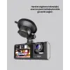 Full HD Araç Kamerası Çift Yönlü Kayıt ve Darbe Sensörü