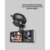 Full HD Araç Kamerası  Çift Yönlü Kayıt ve Darbe Sensörü