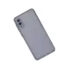 Galaxy A02 Kılıf Montreal Silikon Kapak - Gri