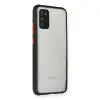 Galaxy A02S Kılıf Miami Şeffaf Silikon - Siyah