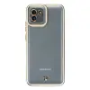 Galaxy A03 Kılıf Liva Lens Silikon - Beyaz