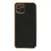 Galaxy A03 Kılıf Volet Silikon - Siyah