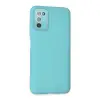 Galaxy A03S Kılıf Lansman Glass Kapak - Turkuaz