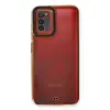 Galaxy A03S Kılıf Liva Lens Silikon - Siyah