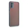 Galaxy A03S Kılıf Montreal Silikon Kapak - Gri