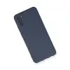 Galaxy A03S Kılıf Nano içi Kadife Silikon - Gri