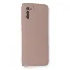 Galaxy A03S Kılıf Nano içi Kadife Silikon - Pudra