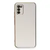 Galaxy A03S Kılıf Volet Silikon - Beyaz