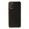 Galaxy A03S Kılıf Volet Silikon - Siyah