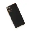 Galaxy A03S Kılıf Volet Silikon - Siyah