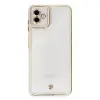Galaxy A04 Kılıf Liva Lens Silikon - Beyaz