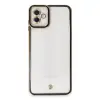 Galaxy A04 Kılıf Liva Lens Silikon - Siyah