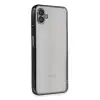 Galaxy A04 Kılıf Razer Lensli Silikon - Siyah