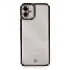 Galaxy A04E Kılıf Liva Lens Silikon - Siyah