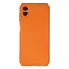 Galaxy A04E Kılıf Nano içi Kadife Silikon - Turuncu