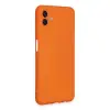 Galaxy A04E Kılıf Nano içi Kadife Silikon - Turuncu