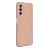 Galaxy A04S Kılıf Nano içi Kadife Silikon - Pudra