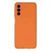 Galaxy A04S Kılıf Nano içi Kadife Silikon - Turuncu