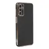 Galaxy A04S Kılıf Volet Silikon - Siyah