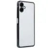 Galaxy A06 Kılıf Razer Lensli Silikon - Siyah