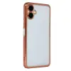 Galaxy A07 4G Razer Lensli Silikon - Çöl Titanyum